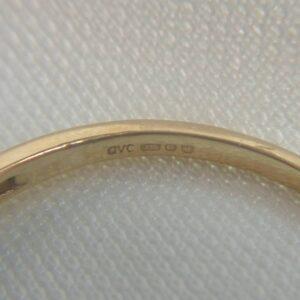 Beautiful Sapphire and Diamond Ring 9ct Gold - Size U 1/2 (S8623) - Image 6