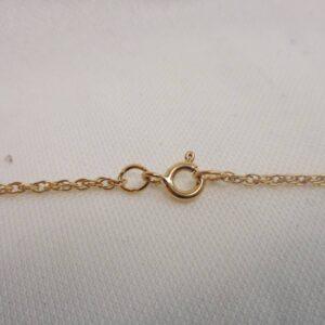 Stunning Amethyst Pendant 9ct Yellow Gold- Length 18in (S8626) - Image 4