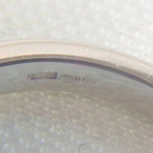 Unique 0.61ct Natural Diamond Ring 18ct White Gold - Certified - Size N (S7424) - Image 6