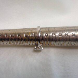 Unique 0.61ct Natural Diamond Ring 18ct White Gold - Certified - Size N (S7424) - Image 8