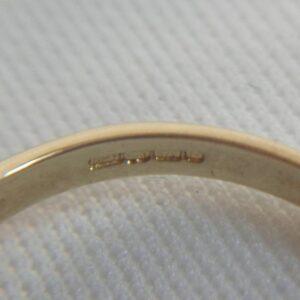 Turquoise Ring 9ct Yellow Gold - Size M 1/2 (S8602) - Image 6