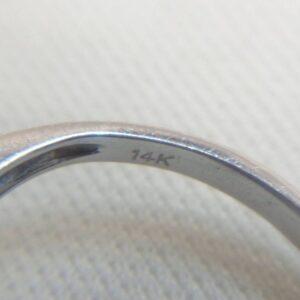 Stunning Amethyst And Diamond Ring 14ct White Gold - Size L 1/2 (S8606) - Image 6