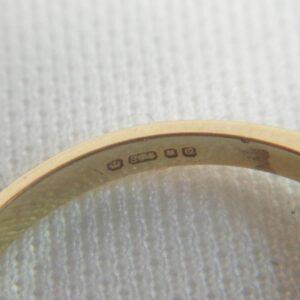 Vintage C.1988 Ruby and Diamond Cluster Ring 9ct Gold - Size L 1/2 (S8607) - Image 5