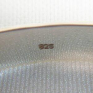 Solid 925 Silver Full Bangle - Diameter 65mm (S8609) - Image 2