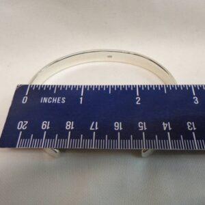 Solid 925 Silver Torque Bangle - 69mm x 55mm (S8611) - Image 4