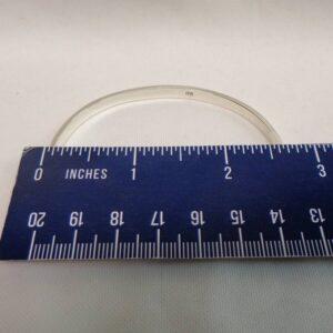 Solid 925 Silver Torque Bangle - 65mm x 53mm (S8610) - Image 4