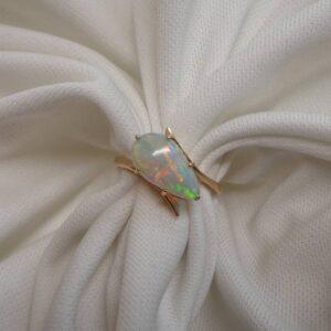 Quality Natural Opal Ring 9ct Gold - Size M (S8614) - Image 3