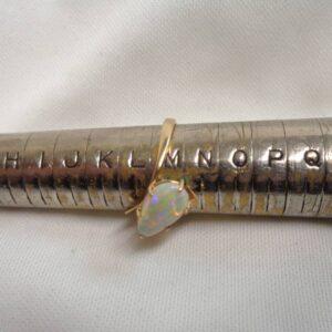 Quality Natural Opal Ring 9ct Gold - Size M (S8614) - Image 6