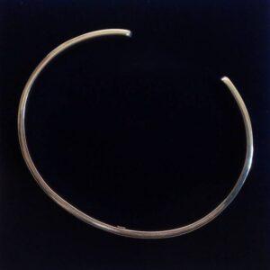 Solid 925 Silver Torque Bangle - 65mm x 53mm (S8610) - Image 1