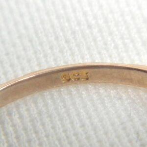 Beautiful Garnet Cluster Ring 9ct Gold - Size P (S8616) - Image 5