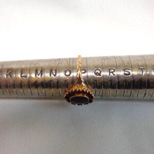 Beautiful Garnet Cluster Ring 9ct Gold - Size P (S8616) - Image 7