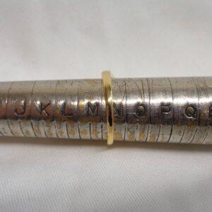 Stunning 0.33ct Diamond Wishbone Ring 18ct Yellow Gold - Size M 1/2 (A1200) - Image 7