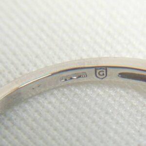 Fancy Aquamarine and Diamond Cluster Ring in Platinum - Size N 1/2 (A1150) - Image 5