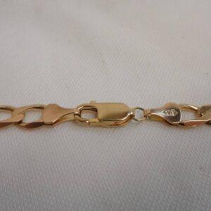 Classic Curb Chain 9ct Yellow Gold - Length - 20 inch (A1002) - Image 2