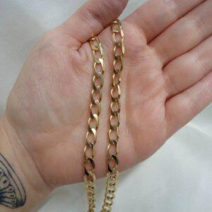 Classic Curb Chain 9ct Yellow Gold - Length - 20 inch (A1002) - Image 5