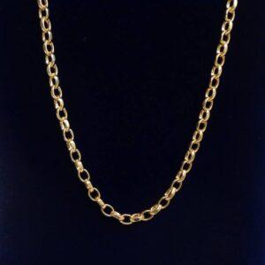 Timeless Belcher Chain in 9ct Yellow Gold - Length - 18 inch (A1003)
