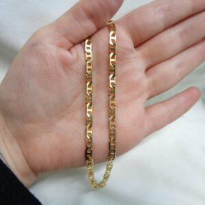 Stunning Fancy Chain 9ct Yellow Gold - Length - 21 inch (A1005) - Image 5