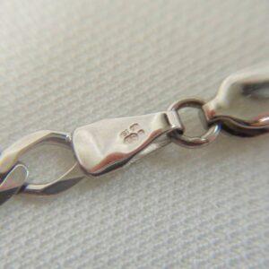 Timeless Curb Chain in 9ct White Gold - Length 18in (A1010) - Image 4