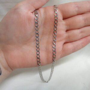 Timeless Curb Chain in 9ct White Gold - Length 18in (A1010) - Image 5