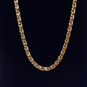 Solid Fancy Link Chain 9ct Yellow Gold - 28.2g - Length 21 inch (A1013)