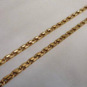 Solid Fancy Link Chain 9ct Yellow Gold - 28.2g - Length 21 inch (A1013) - Image 3
