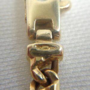 Solid Fancy Link Chain 9ct Yellow Gold - 28.2g - Length 21 inch (A1013) - Image 4