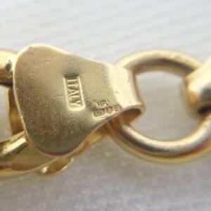 Timeless Figaro Bracelet in 9ct Yellow Gold - Length 8 inch (A1035) - Image 3