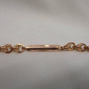 Vintage Fancy Link Bracelet in 9ct Yellow Gold - Length 7 1/4 inch (A1070) - Image 4