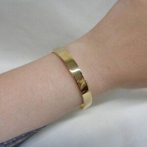 Quality Full Bangle in 9ct Yellow Gold - Diameter 2 1/4 inches - 31.1 grams (A1081) - Image 5