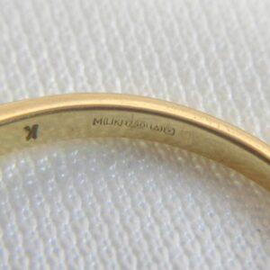 Elegant 0.25ct Diamond Solitaire Ring in 18ct Yellow Gold - Size N (A1243) - Image 5