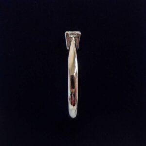 Beautiful 0.27ct Diamond Solitaire Ring in Platinum – Size L 1/2 (A1297) - Image 2