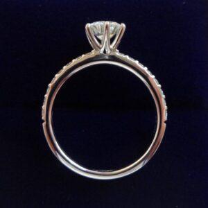 Certified 1.03ct Diamond Ring in 18ct White Gold – Size M 1/2 (A1298) - Image 3