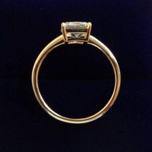 Beautiful 1.00ct Diamond Solitaire Ring in 18ct Yellow Gold – Size L 1/2 (A1680) - Image 3