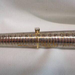 Beautiful 1.00ct Diamond Solitaire Ring in 18ct Yellow Gold – Size L 1/2 (A1680) - Image 7