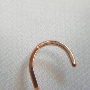Fancy Textured Ball Drop Earrings in 9ct Rose Gold - Length 45mm (A1695) - Image 4