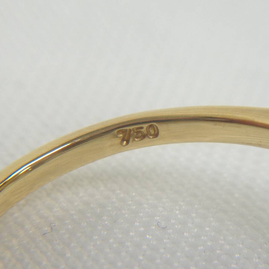 Quality Sapphire and Diamond Cluster Ring in 18ct Yellow Gold – Size R (A1673) - Image 5