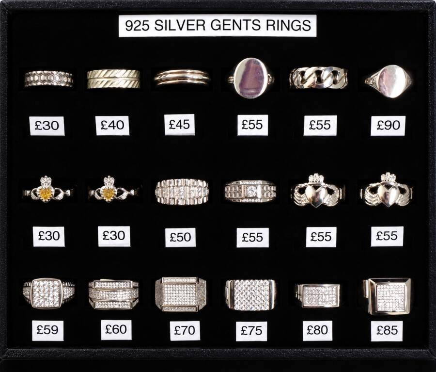 EXPLORE OUR RANGE OF NEW 925 SILVER GENTS RINGS - GREAT QULAITY, GREAT PRICES